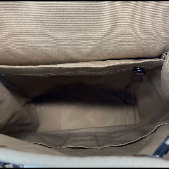 Coach X Jean-Michel Basquiat MEN'S Track Backpack Leather Ivory Multi NWT - Picture 6 of 9